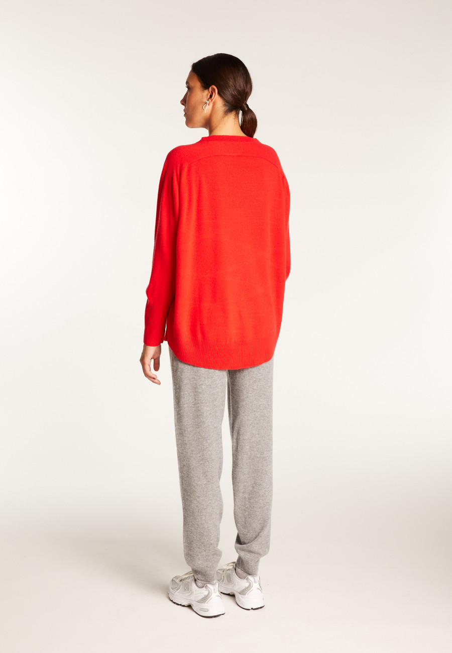 V-neck sweater in merino wool - Robine