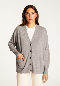 Cashmere buttoned vest - Ariel