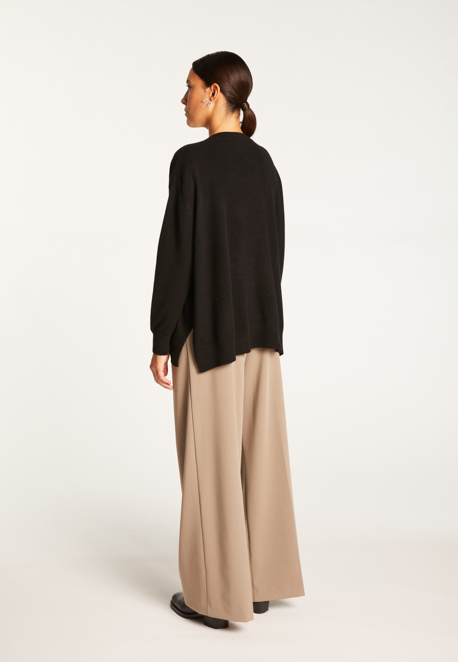 Cashmere slit sweater - Alienor