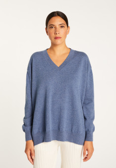 Cashmere slit sweater - Alienor