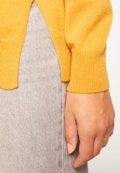 Cashmere slit sweater - Alienor