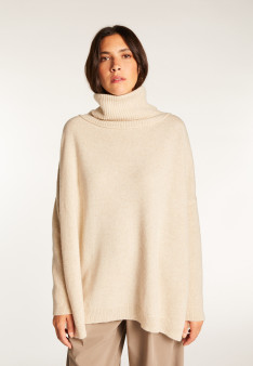 Wool and cashmere turtleneck sweater - Clara