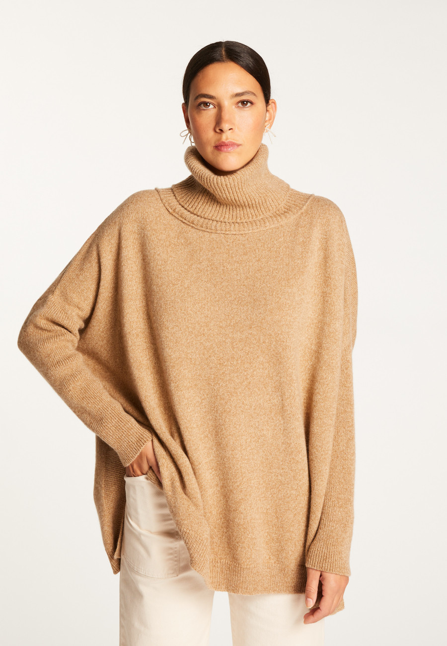 Wool and cashmere turtleneck sweater - Clara