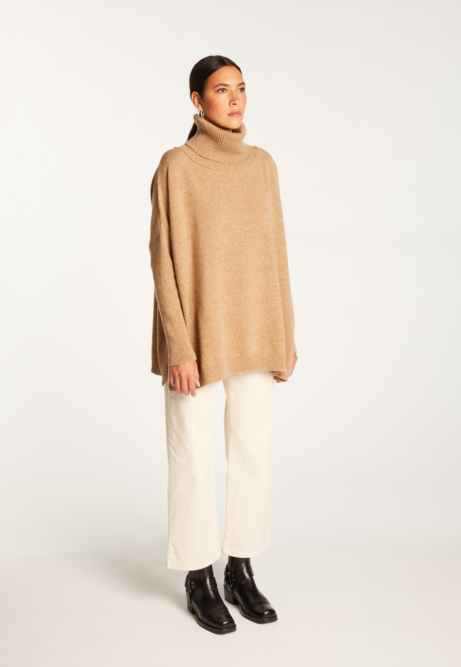 Wool and cashmere turtleneck sweater - Clara