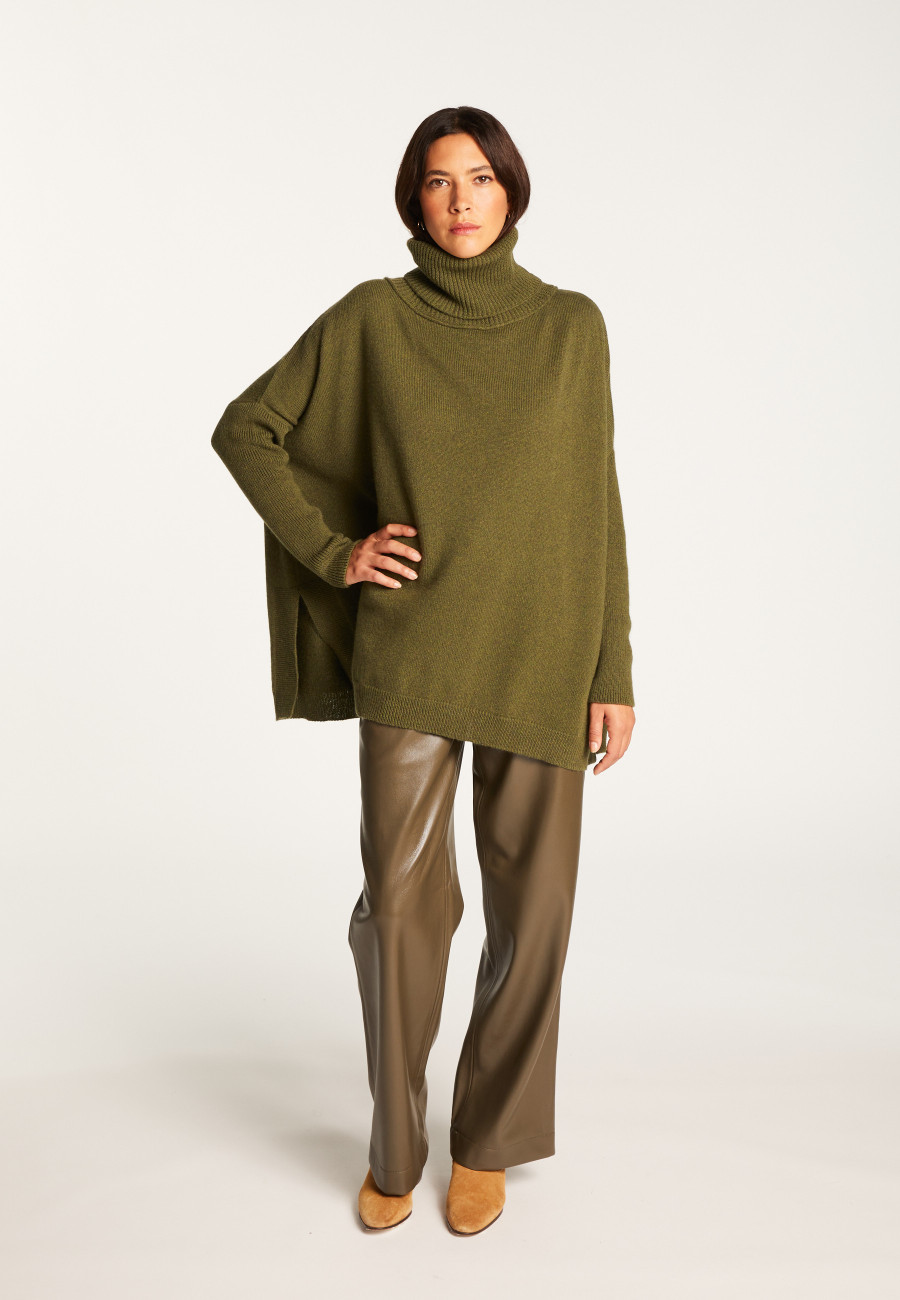 Wool and cashmere turtleneck sweater - Clara