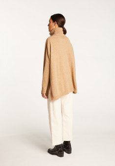 Wool and cashmere turtleneck sweater - Clara