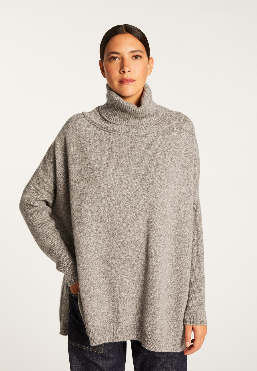 Wool and cashmere turtleneck sweater - Clara