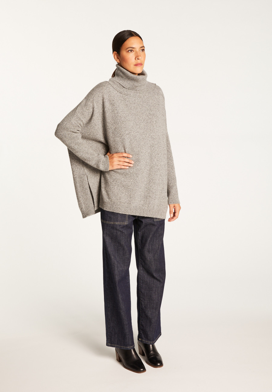 Wool and cashmere turtleneck sweater - Clara