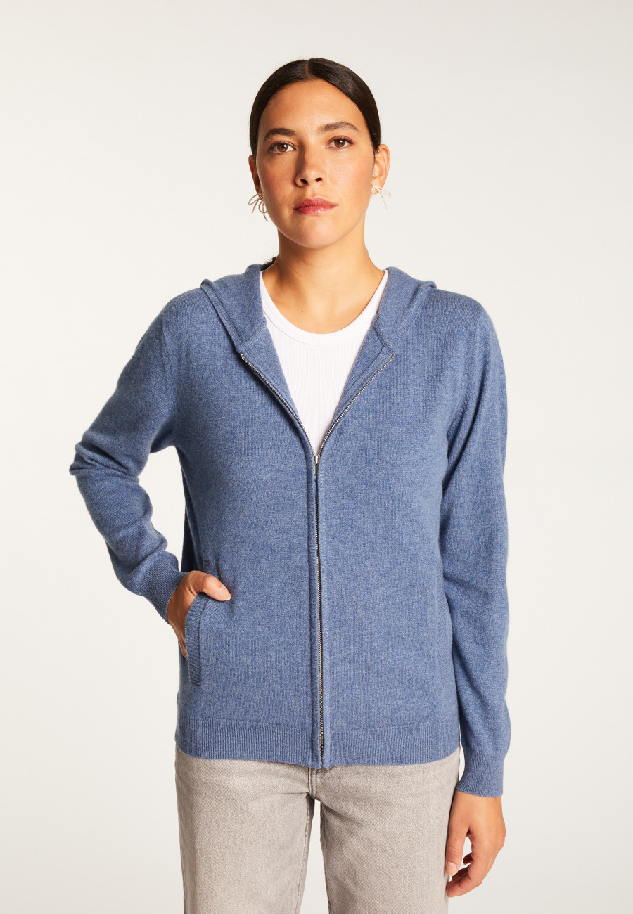 Cashmere hooded vest - Orus