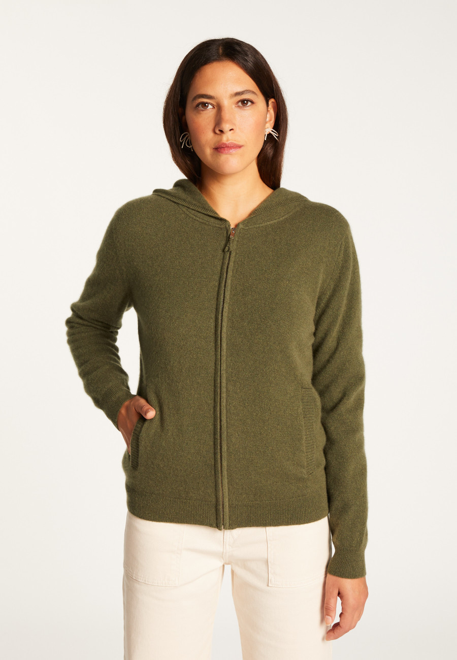 Cashmere hooded vest - Orus