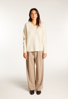 Loose wool sweater - Vivienne