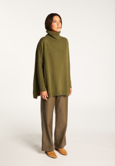 Wool and cashmere turtleneck sweater - Clara