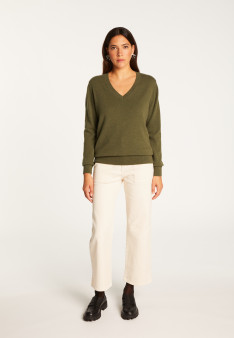 V-neck cashmere sweater - Abel