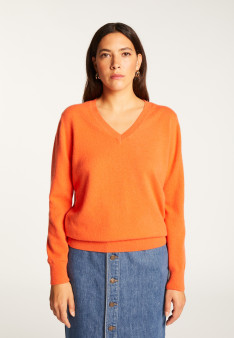 V-neck cashmere sweater - Abel