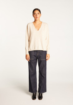 Short cashmere sweater - Alex