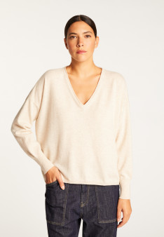 Short cashmere sweater - Alex