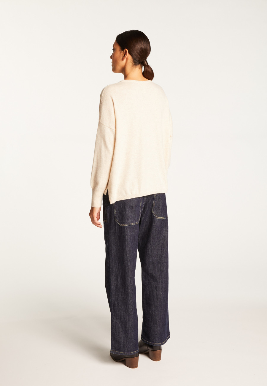 Short cashmere sweater - Alex