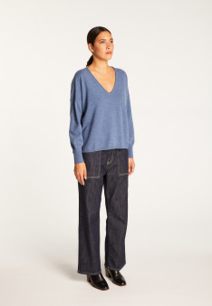 Short cashmere sweater - Alex