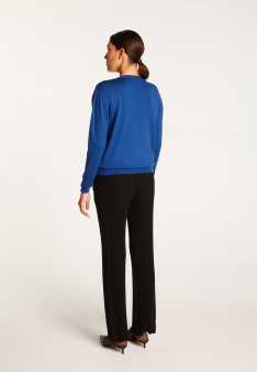 V-neck merino wool sweater - Arya