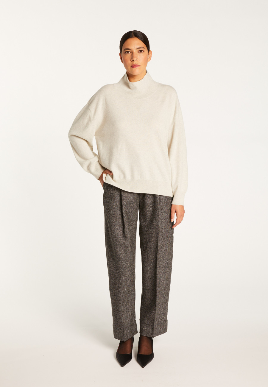 High neck cashmere sweater - Athena