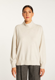 High neck cashmere sweater - Athena