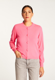 Buttoned cashmere cardigan - Aura