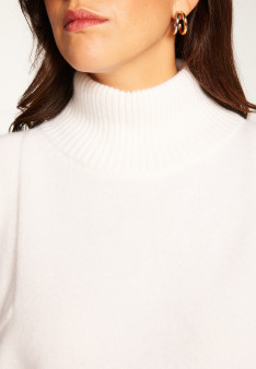 High neck cashmere sweater - Roxane