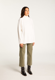 High neck cashmere sweater - Roxane