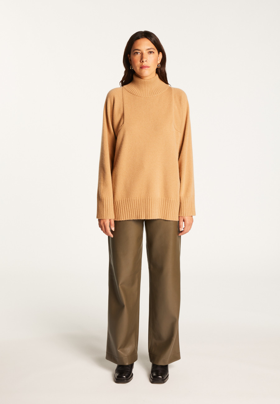 High neck cashmere sweater - Roxane