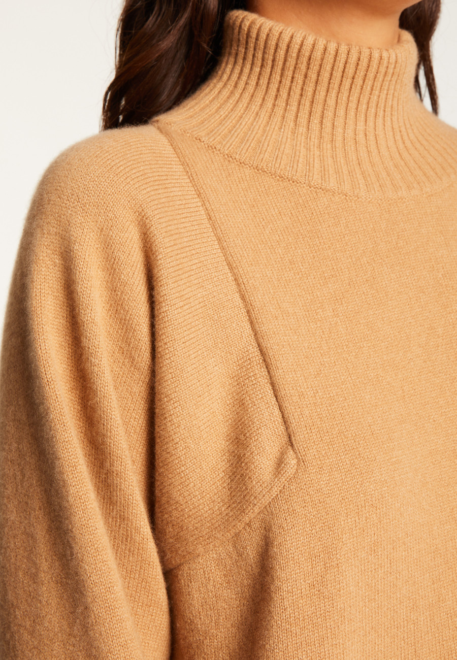 High neck cashmere sweater - Roxane