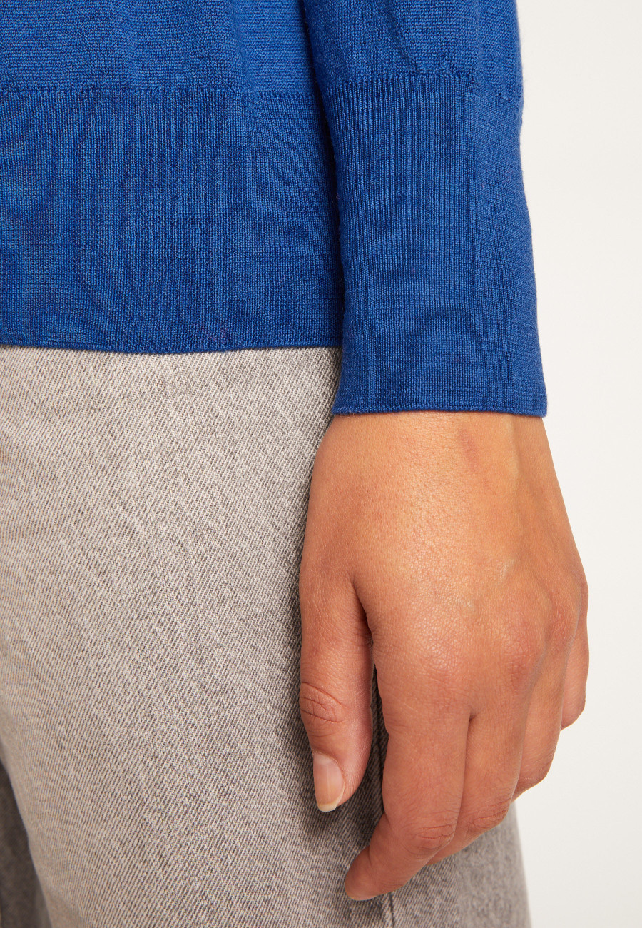 Turtleneck sweater in merino wool - Alisa