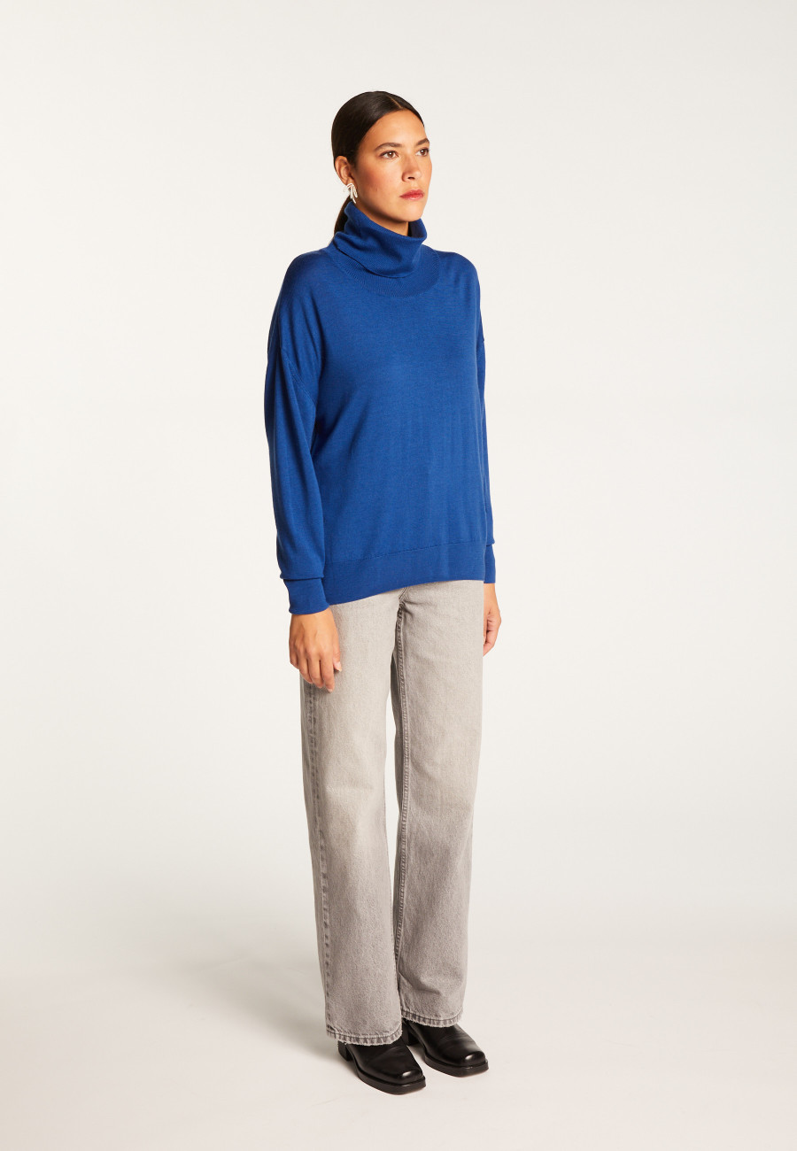 Turtleneck sweater in merino wool - Alisa