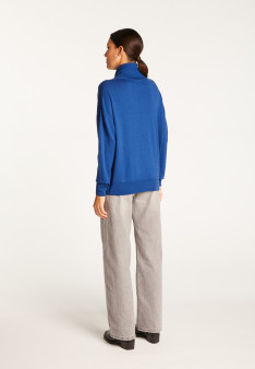 Turtleneck sweater in merino wool - Alisa