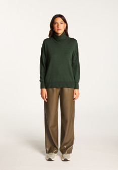 Turtleneck sweater in merino wool - Alisa