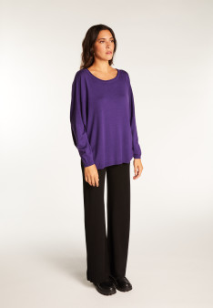 Loose-fit fine merino wool sweater - Azel