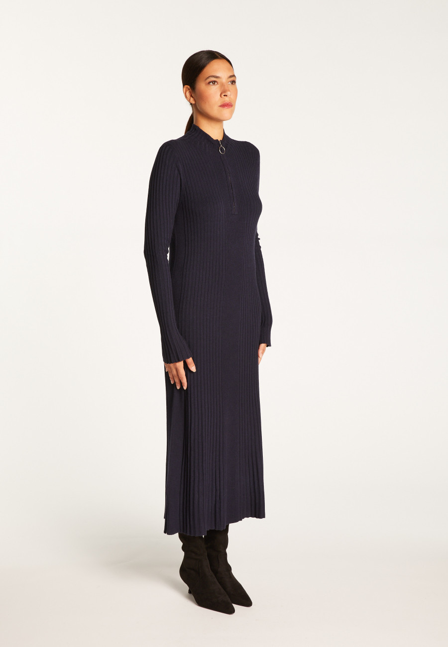 Long dress in wool blend - Renata