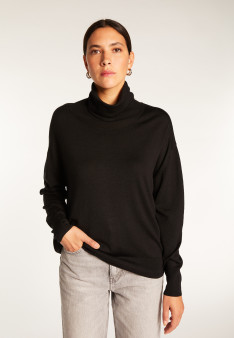 Turtleneck sweater in merino wool - Alisa