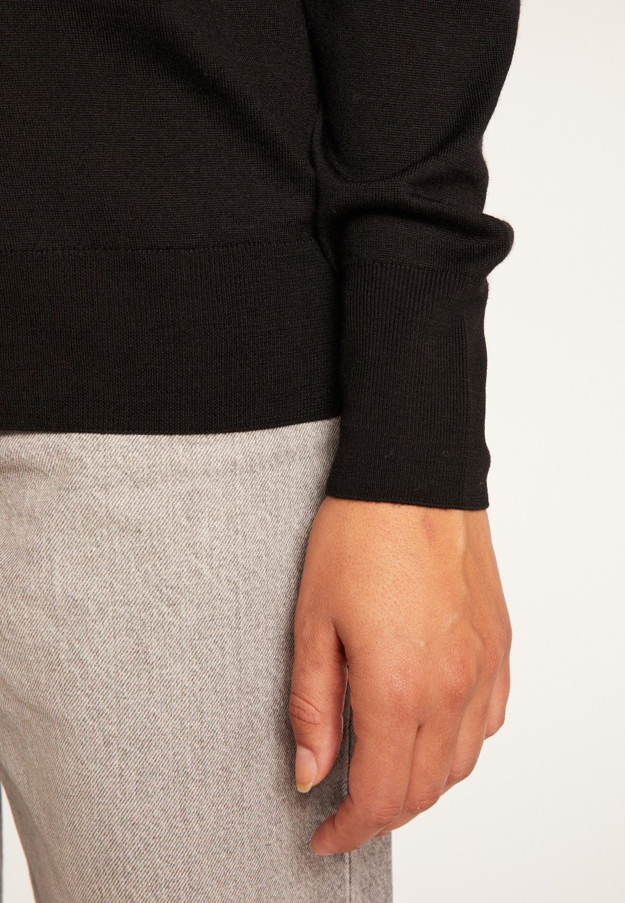 Turtleneck sweater in merino wool - Alisa