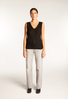 Tank top in bamboo cashmere fiber - Rianna