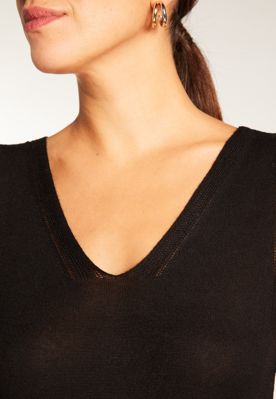 Tank top in bamboo cashmere fiber - Rianna