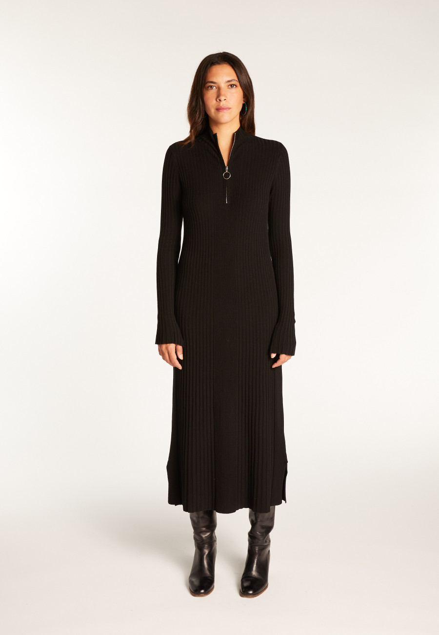 Long dress in wool blend - Renata