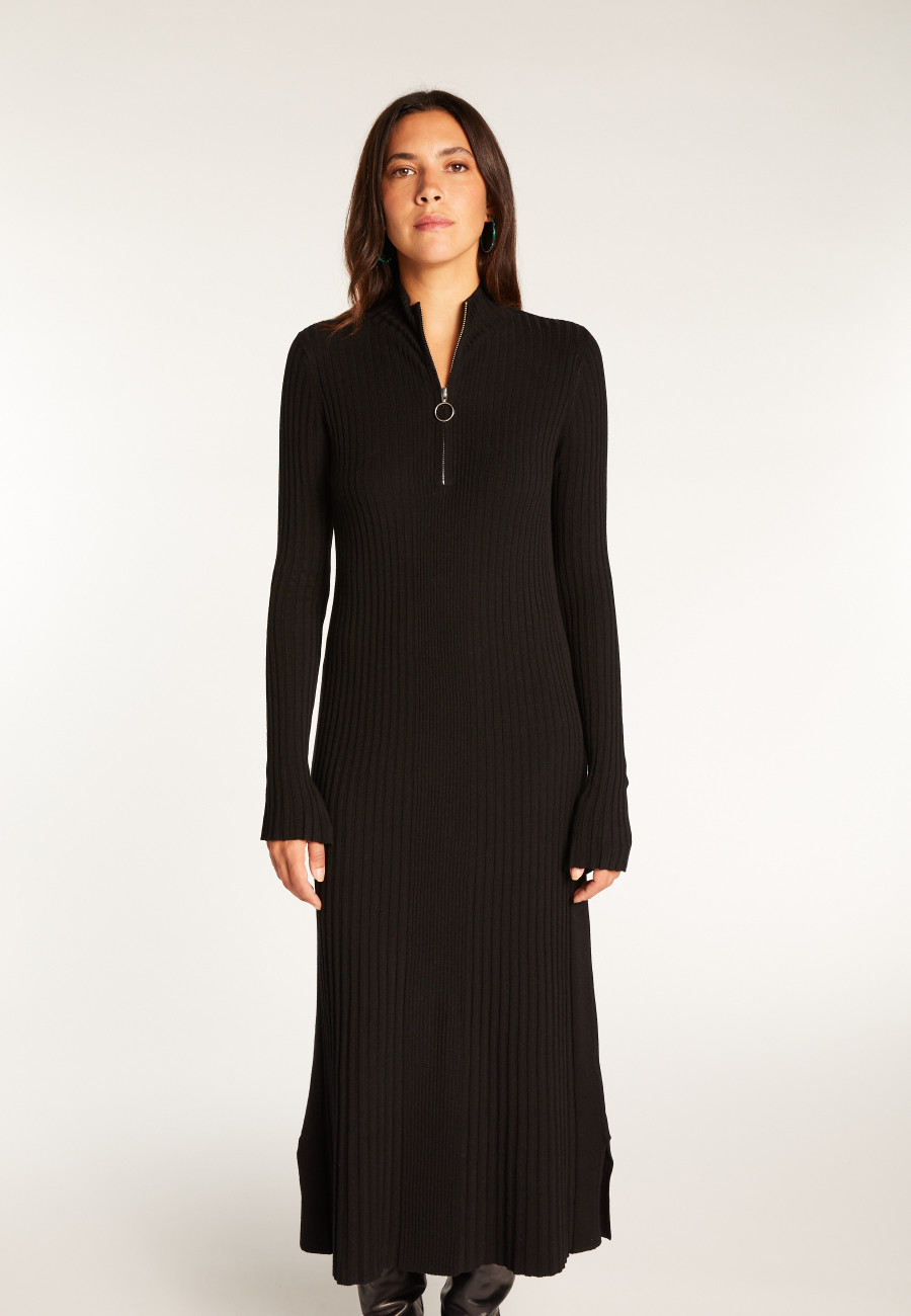 Long dress in wool blend - Renata