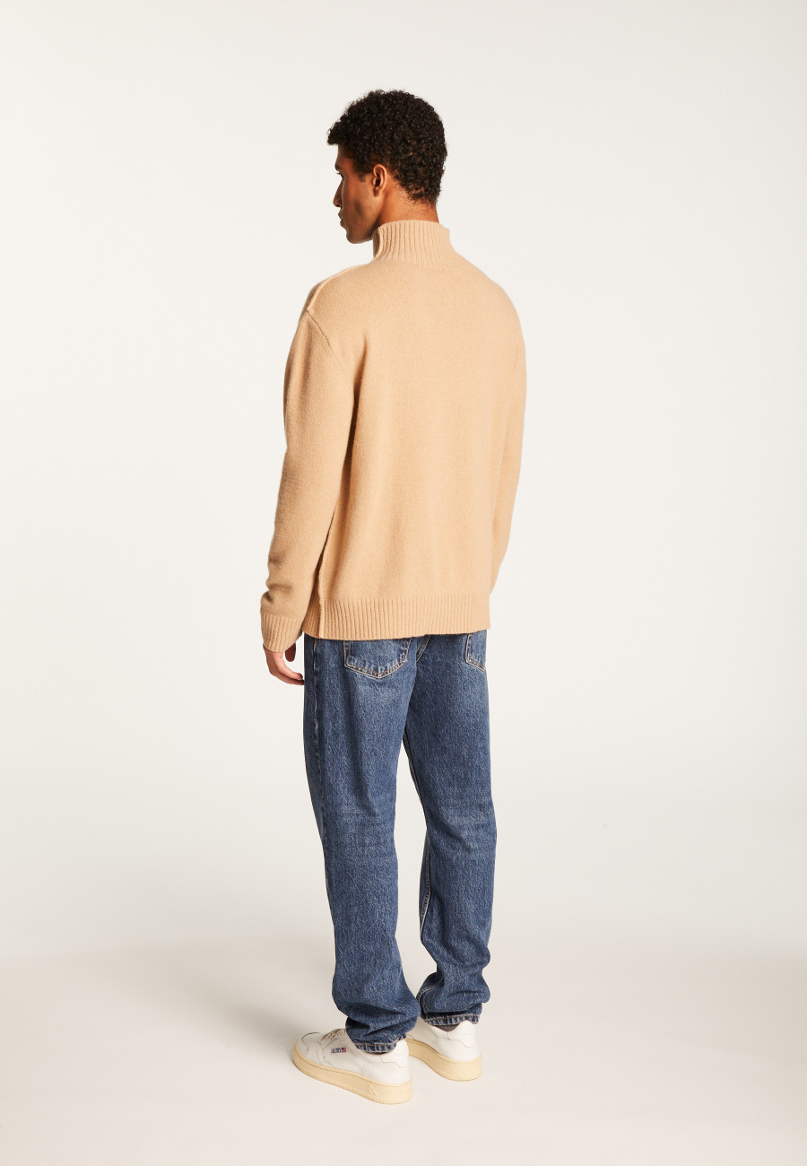 Cashmere Blend High Neck Sweater - Tiago