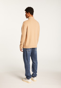 Cashmere Blend High Neck Sweater - Tiago