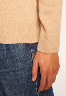 Cashmere Blend High Neck Sweater - Tiago