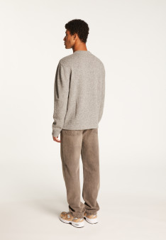 Wool and cashmere crewneck sweater - Tylan