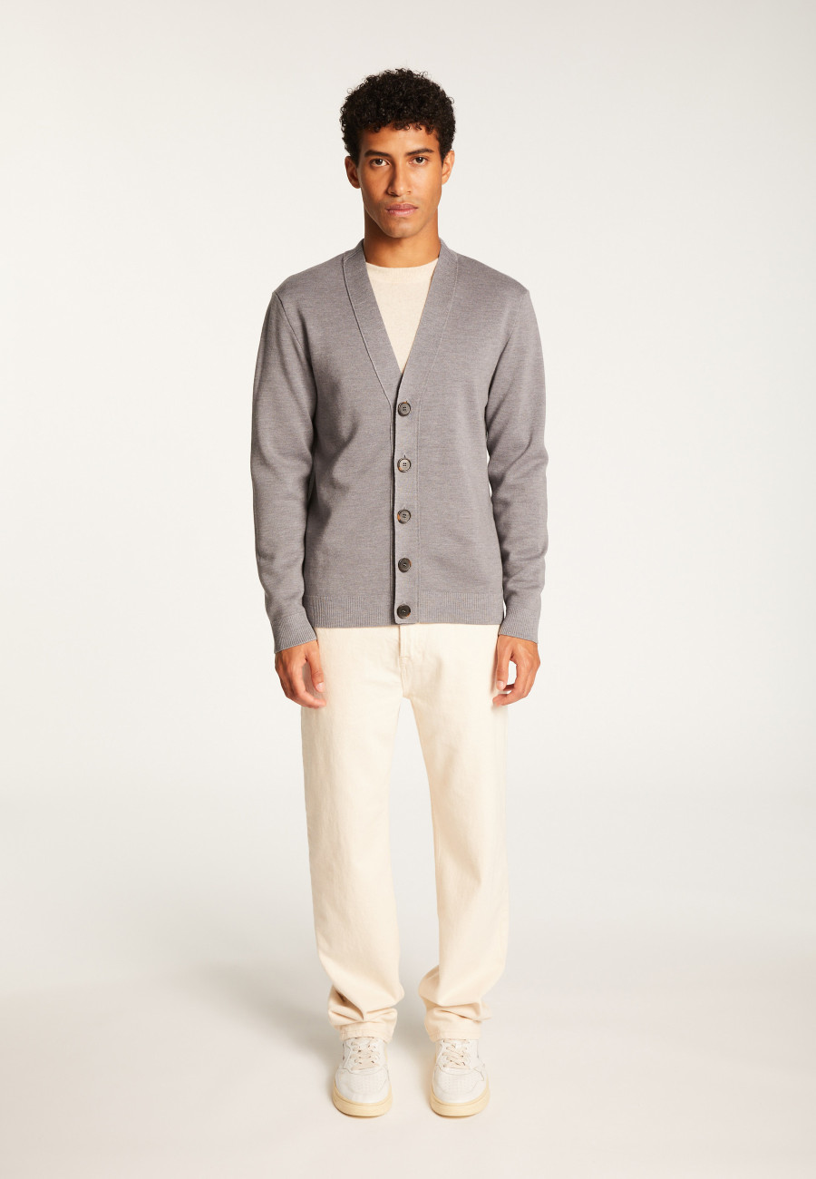 Merino wool buttoned vest - Ezra