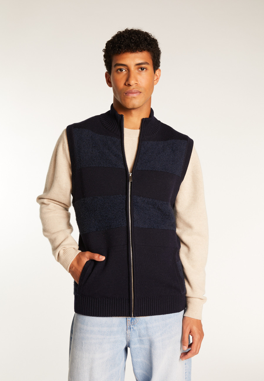 Merino wool sleeveless jacket - Teddy