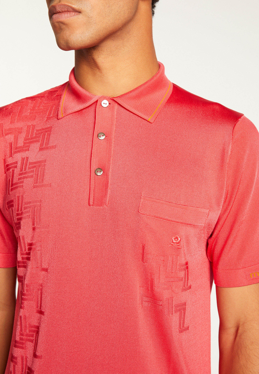 Fil Lumière patterned polo shirt - Stenley