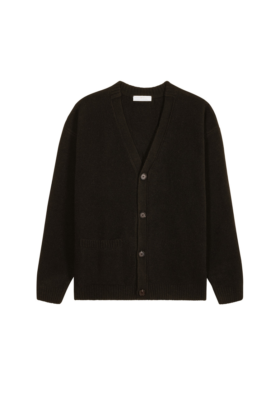 Cashmere Blend Button-Down Cardigan - Titouan